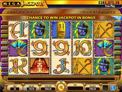 cleopatra slot machine jackpot
